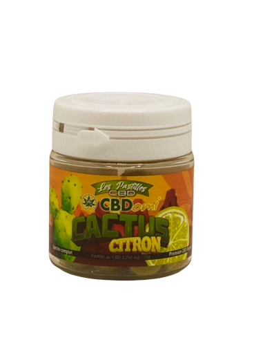 Pastilles Au CBD - Cactus/Citron  40mg/pastille